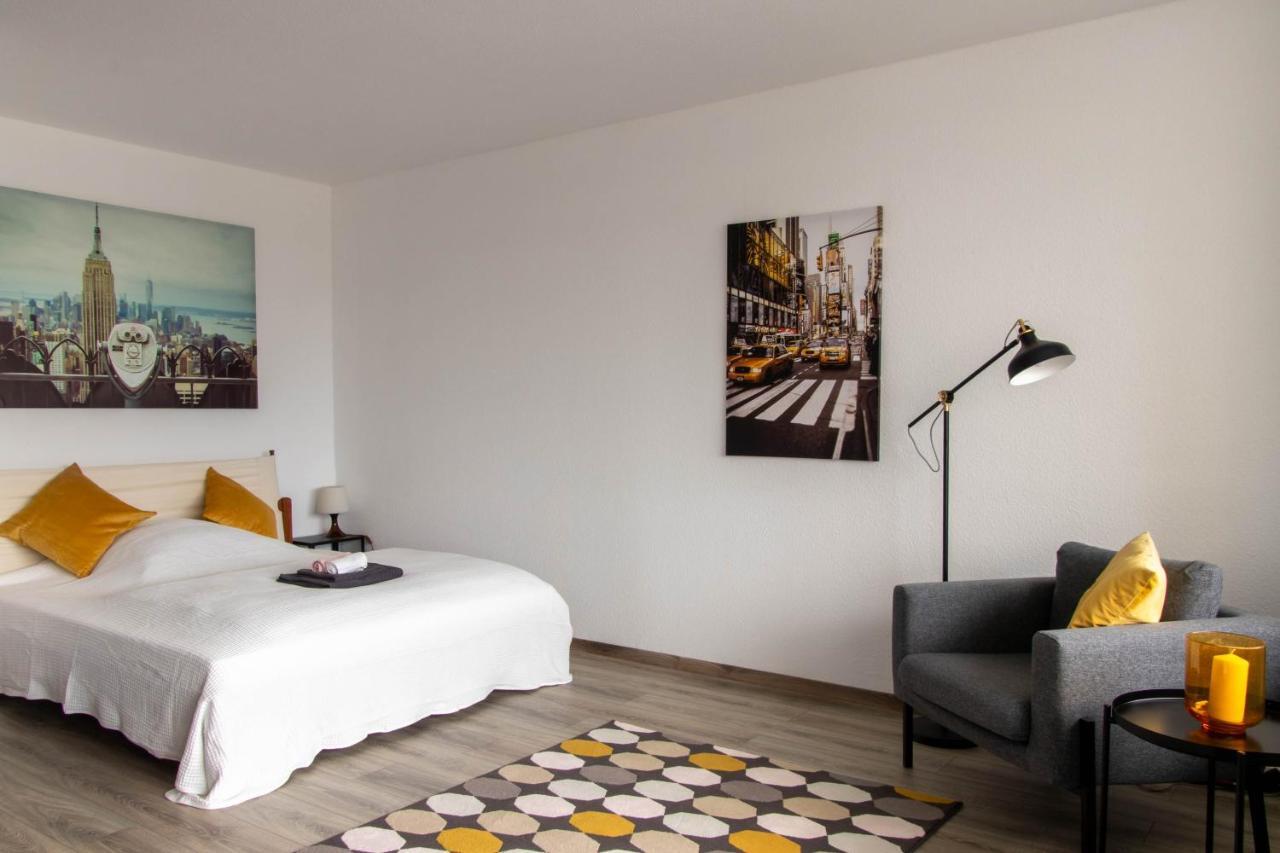 Apartment Bright - Central - Balcony - Tradefair Neuss Dış mekan fotoğraf